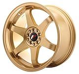 Size: 18" Japan Racing JR3 Gold - 18x9 ET40 5x108/5x100 Llantas de aleación (Competición)