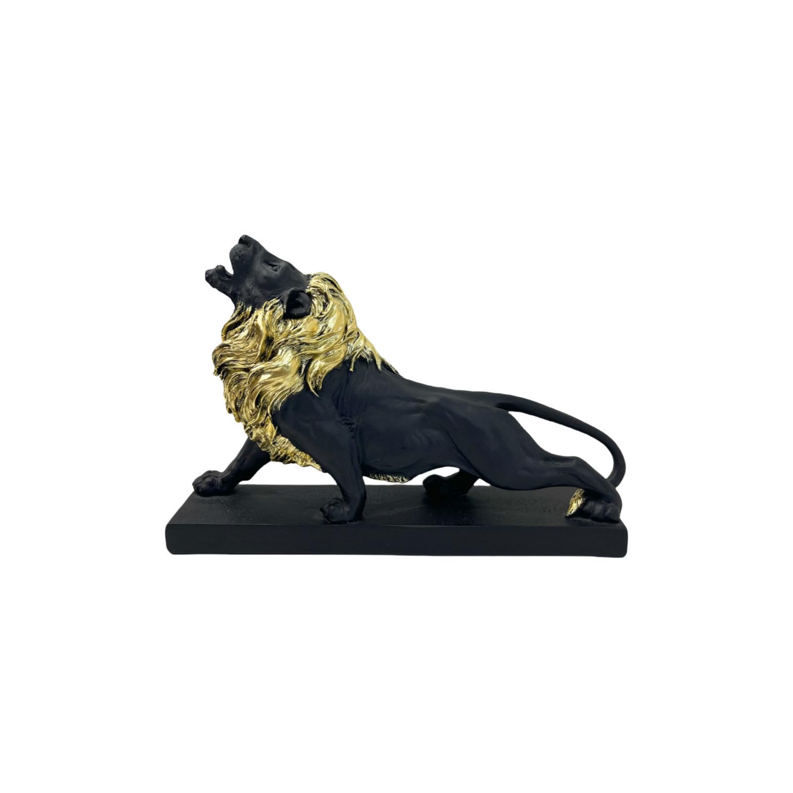 Sculpture animale lion pour décoration de bureau et ornements intérieurs de collection