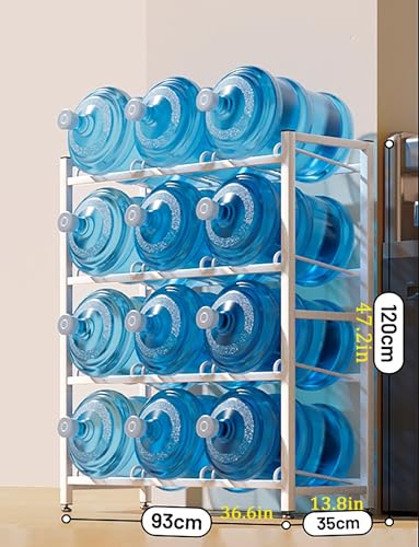 Étagère à snacks et support pour bonbonnes d'eau en métal pour rangement commerce de détail - 2