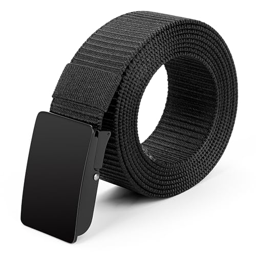 Linkidea Men's Plus Size Canvas Belt, 79