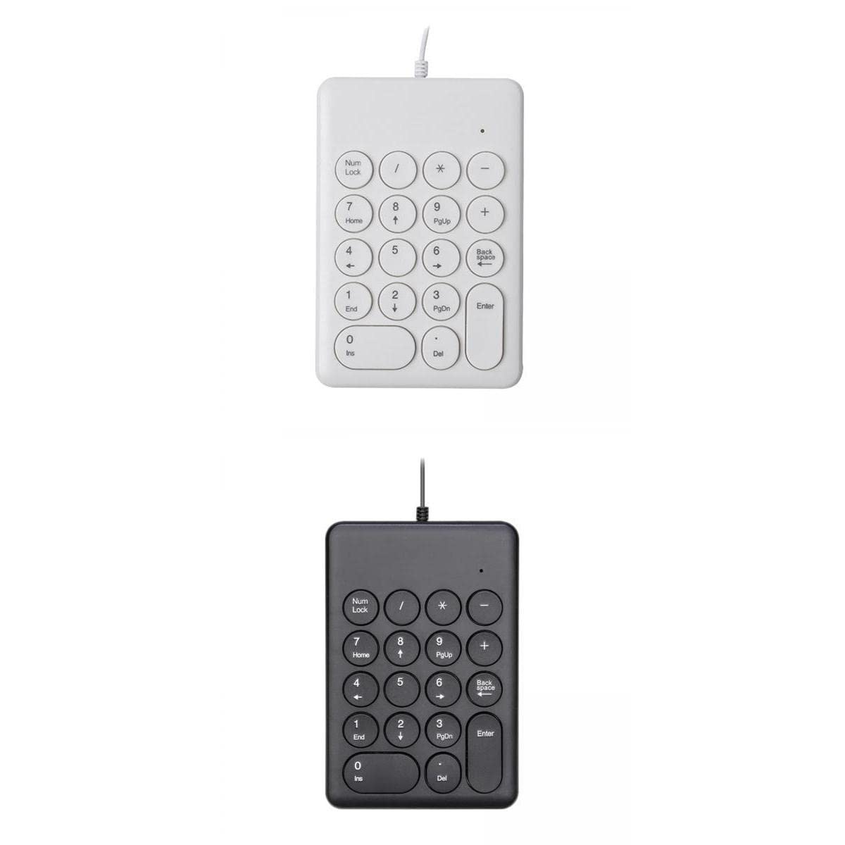 Bnf® 2Pcs USB 18 Keys Numpad Keyboard Universal Durable Plug and Play-image-24