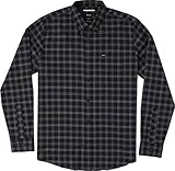 RVCA Men's That'll Do Plaid Long Sleeve Woven Shirt