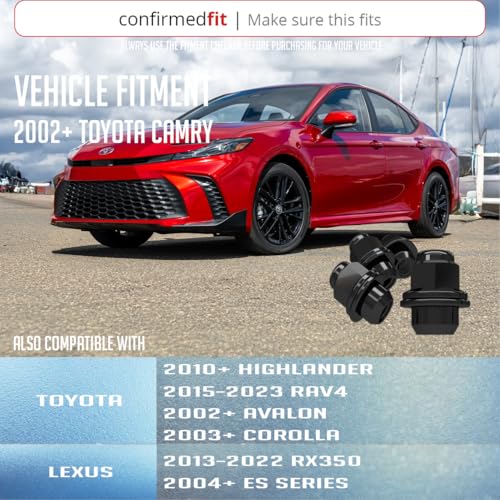 Image of Wheel Accessories Parts 20 Pcs M12x1.5 12x1.5 Thread OEM Factory Style Lug Nuts 1.5 inch Long Black 13 /16 inch 21mm Hex Fits Toyota Camry Corolla Highlander | 90084-94001 | 611-211