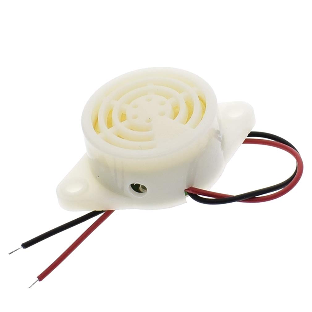 Hailege 5pcs 95DB Alarm Buzzer SFM-27 High-decibel 3-24V 12V Electronic Buzzer Beep Alarm Intermittent Continuous Beep for Arduino