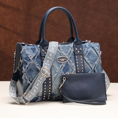 Set de 3 Bolsos Dasein para Mujer Tote Satchel Hobo miniatura 3