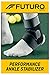 3M Futuro Sport Deluxe Black Ankle Stabilizer One Size Hook and Loop Strap for The Foot 46645ENR