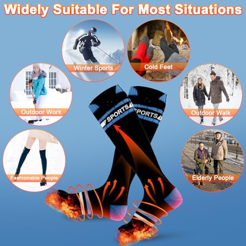 Viceplus Heated Socks For Men Women With App Control thumb #6