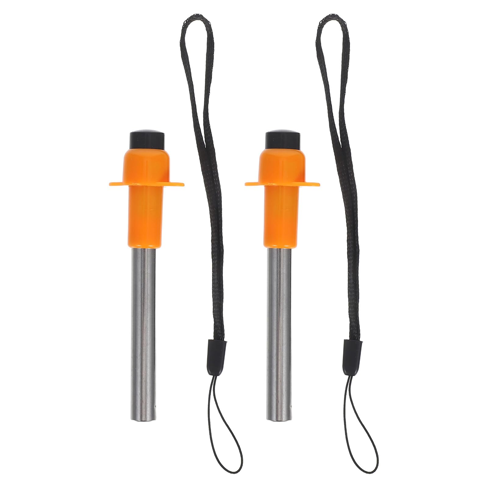 TOGEVAL 2pcs Outdoor Portable Piezo Igniter with Stainless Steel Electrode and Abs Lightweight Design, Universal Grill Starter for Wood Oven Barbecues and Camping