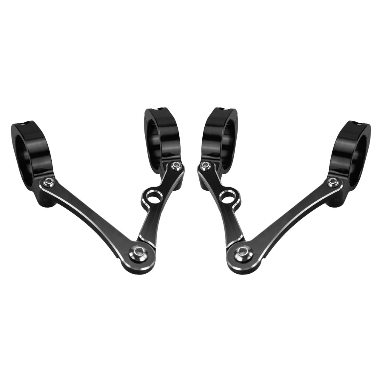 Jeu De 2 Pattes De Fixation Pour Phare De Moto - Plein Phares Plein Feux