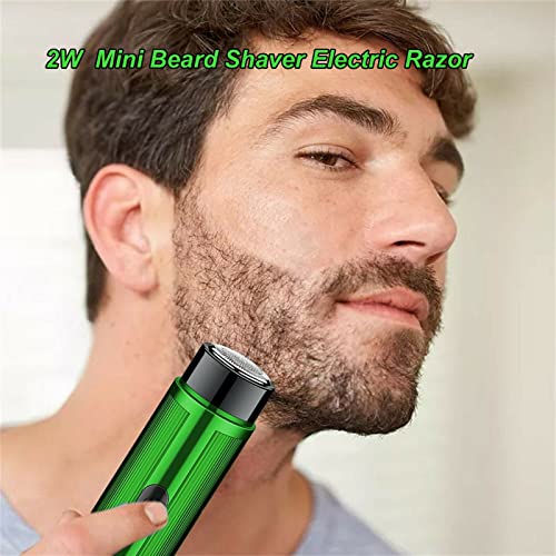 LAURAG Minibarba S-have de 2W 2W mini barba S-haver elétrico R-azor destacável lavável design H-ead