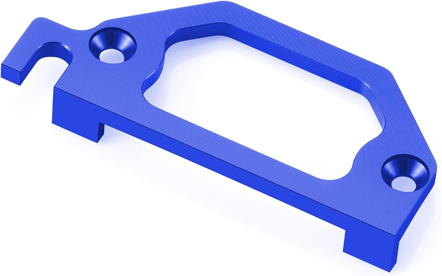 RC Aluminum Alloy Servo Mount Metal Servo Bracket Upgrade Parts Compatible with Tra-xxas LaTrax 1/18 Teton,Desert Prerunner RC Crawler Car Upgrade Replace Parts (Blue)