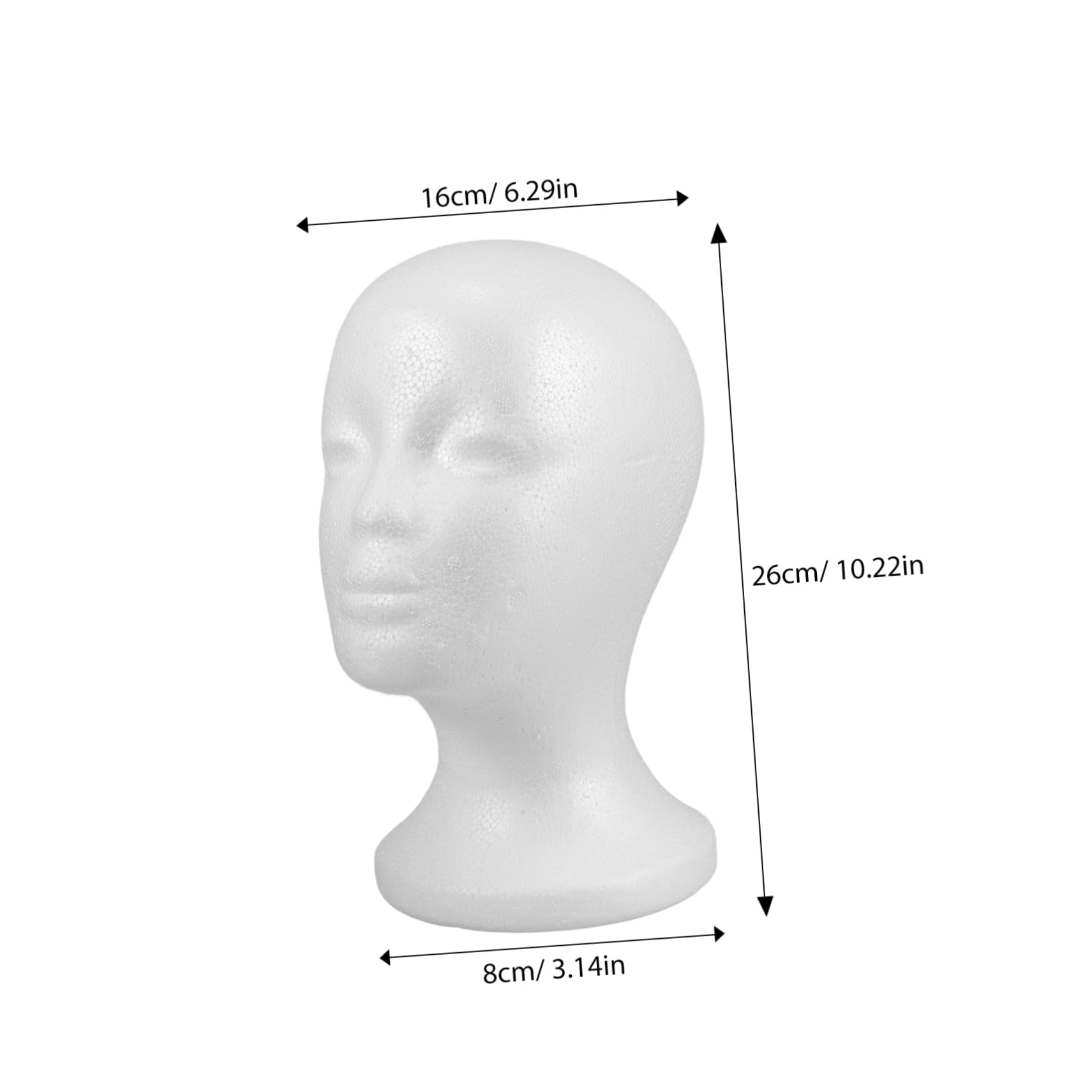 Ipetboom Realistic Wig Mannequin Head Display Stand for Hats Scarves and Wigs Versatile Styling Tool for Home and Salon Use Flexible Authentic Design