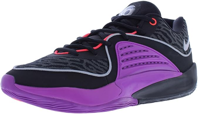 KD 16 バスケットシューズ ブラック/パープル/レッド NBA ナイキ KD16 バスケットボール シューズ - メンズ