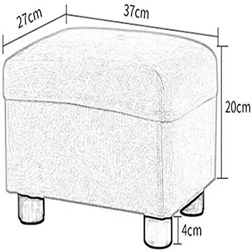 Tabouret bas chargeable beige pour s'asseoir confortablement dans l'entrée