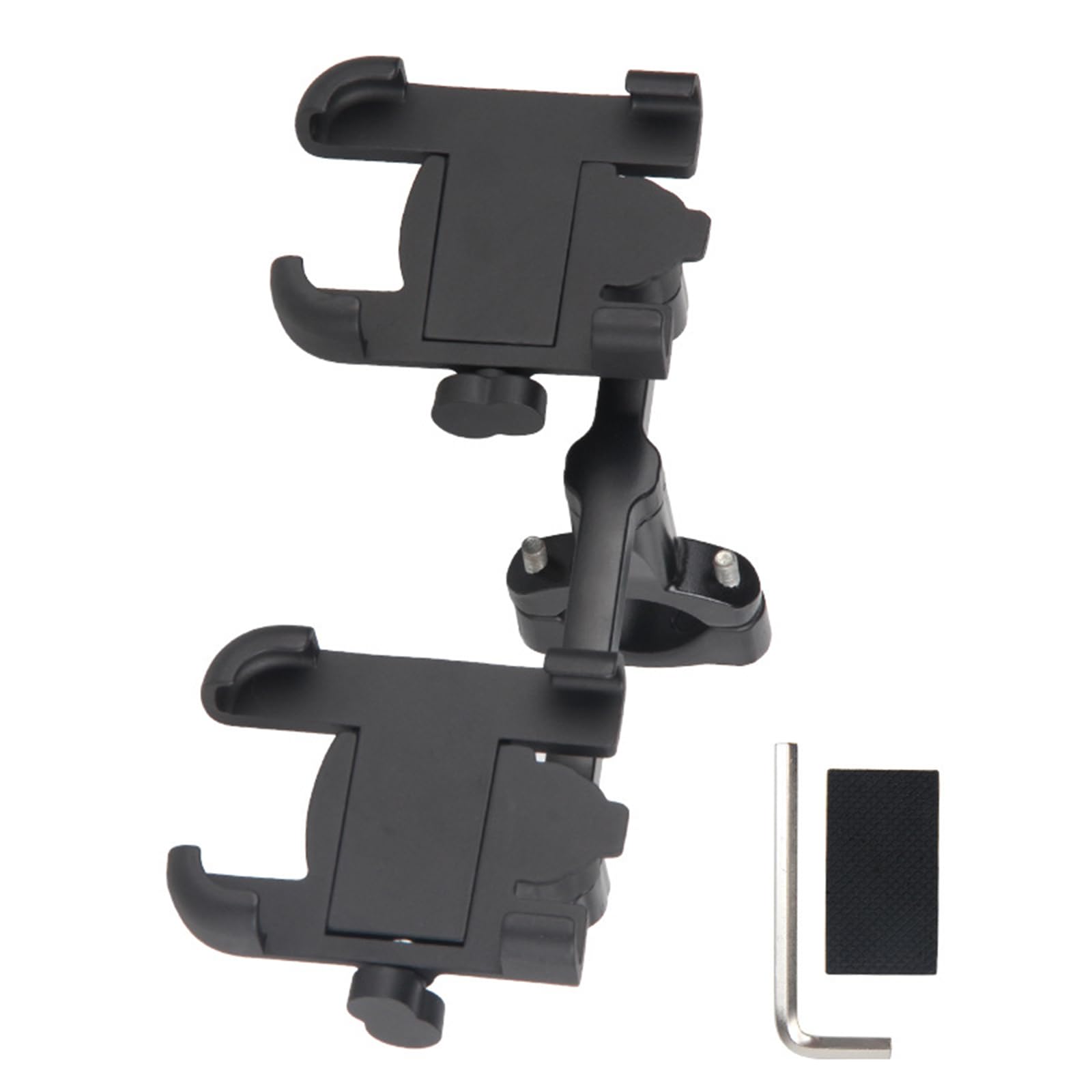 HDOYTXXM Aluminum Alloys Bike Phone Stand Bicycles Clamps Scooter Clip Adjustable Nonslip Cycling Brackets Enduring Motorcycles Handlebars Mount Clip