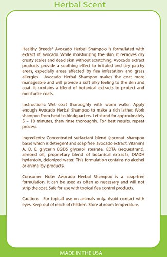 Image of Healthy Breeds Chinese Shar Pei Avocado Herbal Dog Shampoo 16 oz (Pack of 2)