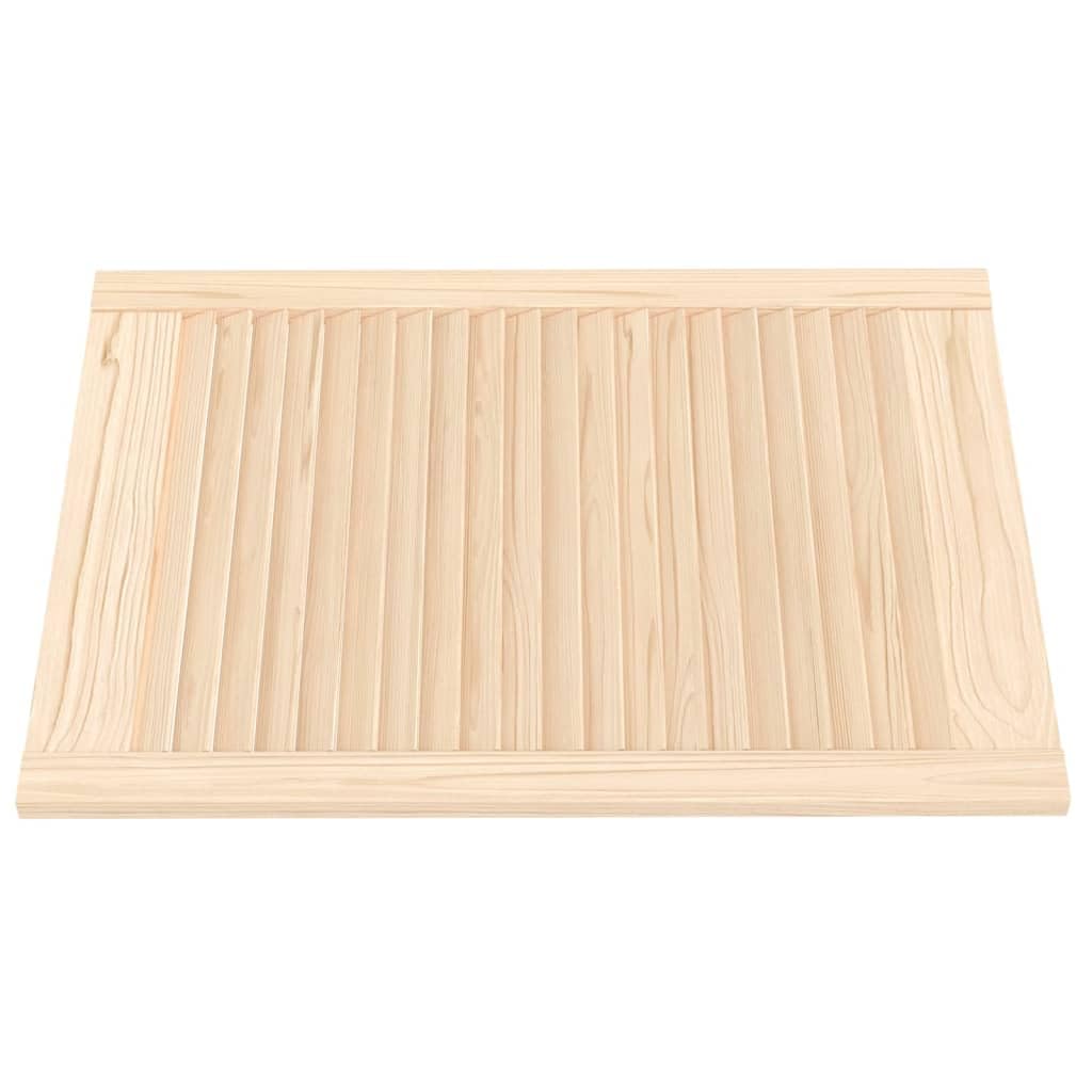 Genérico Puertas de Armario de Lamas 4 uds Madera de Pino 69x49,4 cm,Bricolaje,Accesorios de Bricolaje,Ferretería para armarios,Puertas de armarios,151129