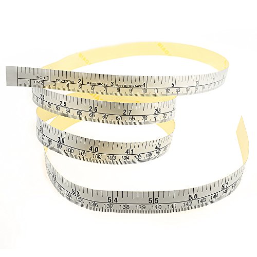 Win Tape Workbench Ruler Adhesive Backed Tape Measure 60Inch 152Cm (Left To Right) #TOP6