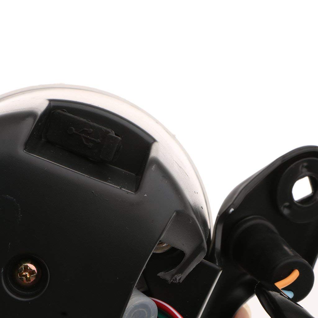 Compteur Kilométrique de Moto Numérique Tachymètre Protection Cout-Circuit Pour Coureur de Café de Cg125