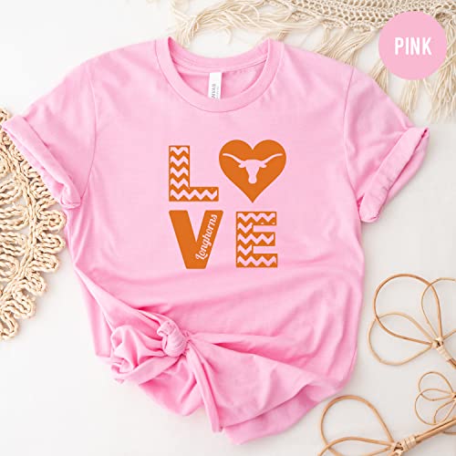 Love My Longhorns Shirt, Texan Tees, Longhorns T-Shirt, Texas Fair T Shirt, Go Longhorns, Texas Lovers Shirt, Texas T Shirt, Womens Tees.2