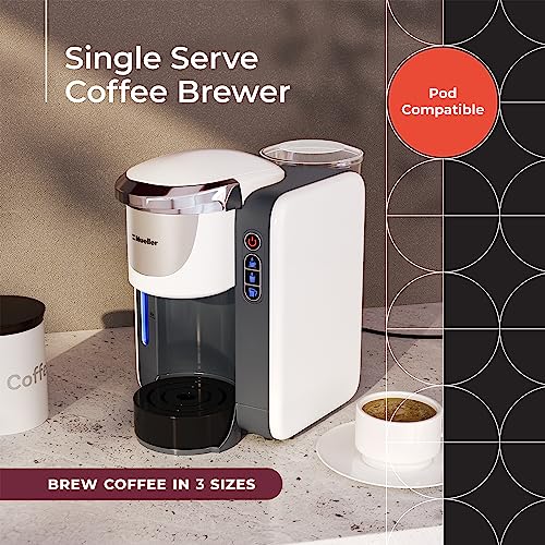 Mueller Single Serve Pod Compatible Coffee Maker Machine With 4 Brew