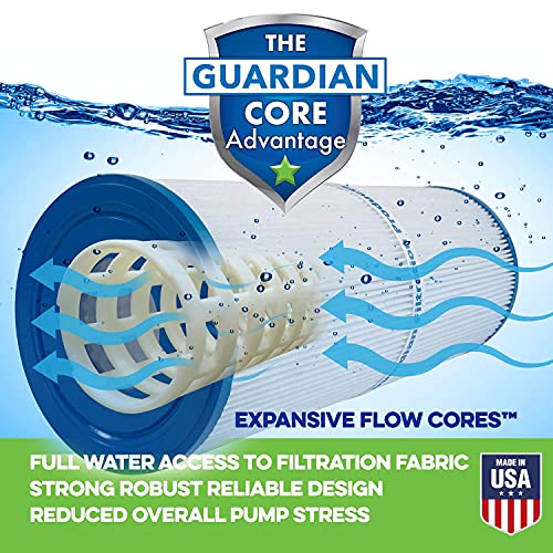 Guardian Filtration Products 413-212-02 2-Pack Pool And Spa Filter Cartridge Replacement For Pleatco Prb50In, Unicel C-4950, Filbur Fc-2390 | 413-212-02 (White Blue Or Green) #TOP6