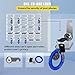 VEVOR Cell Phone Storage Locker, 20 Slots Acrylic Material with Door Locks and Keys, Wall-Mounted Cabinet Pocket Office Classroom Gym Box, Clear