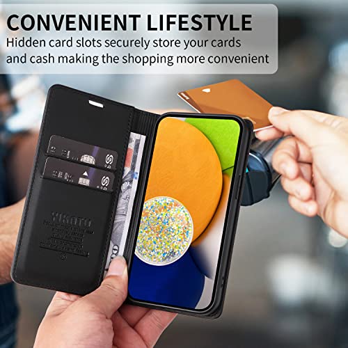 JZASES Cover per Galaxy A13 4G, Custodia in PU