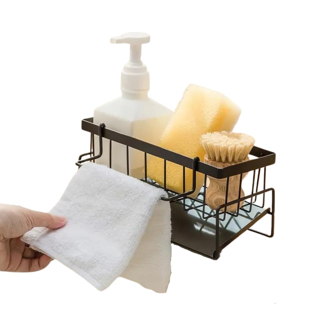 See full amazon price history chart for HouseWarming Kitchen Sponge Holder for Kitchen Sink with Drain Tray Kitchen Sink Accessories and Sink Organizer Kitchen Towel Holder, Sponge Caddy (Black) HouseWarming Kitchen Sponge Holder for Kitchen Sink with Drain Tray Kitchen Sink Accessories and Sink Organizer Kitchen Towel Holder, Sponge Caddy (Black) (B0CS6FXT5Y) Amazon Price History, Amazon Price Tracker