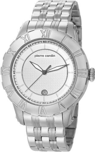 Preisvergleich Produktbild Pierre Cardin Herren-Armbanduhr XL Parangon Analog Quarz Edelstahl