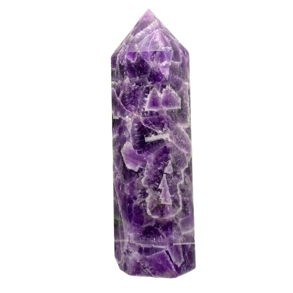 KJEBVHIRS Stone Dream Amethyst Obelisk Quartz Crystal Column(5pcs)