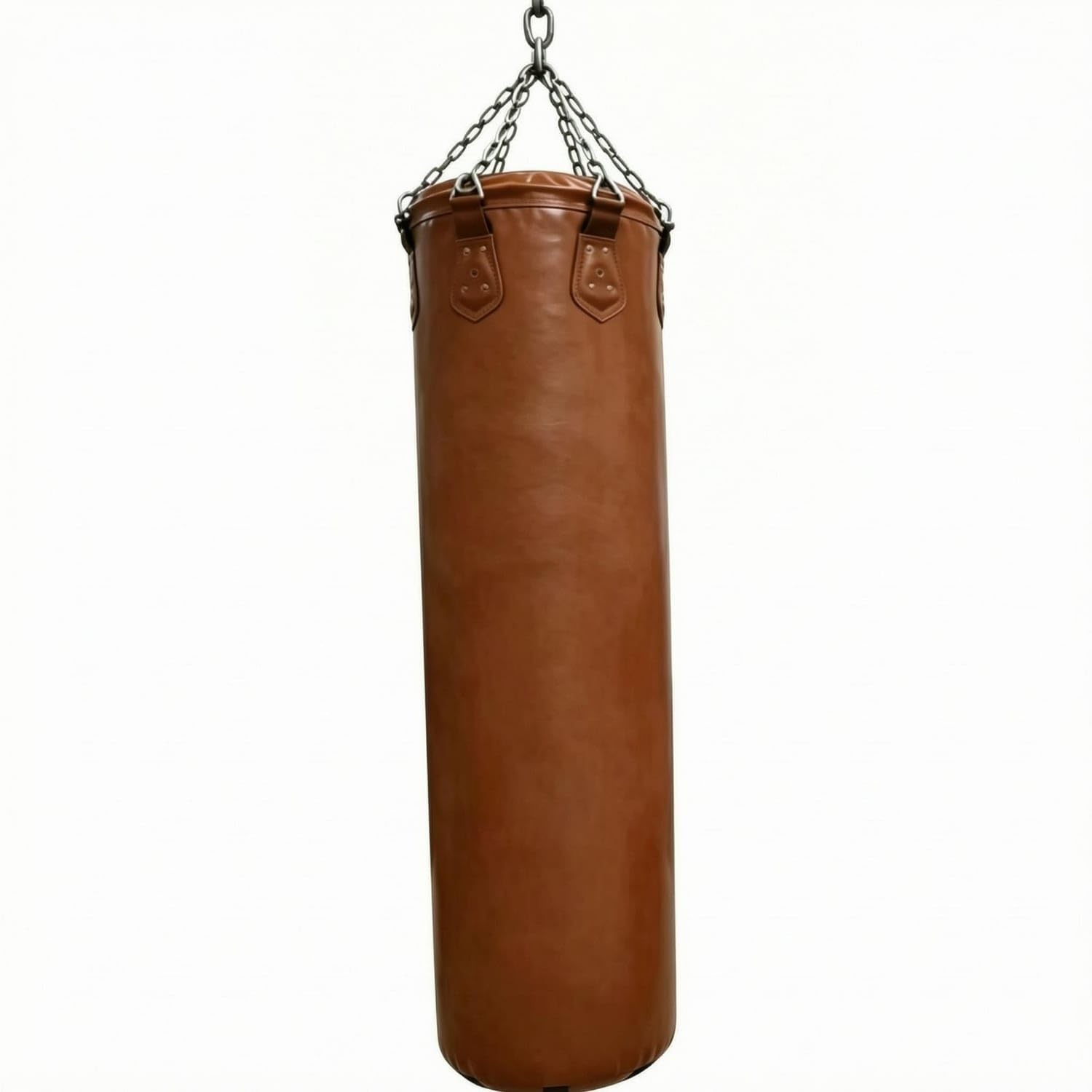 Reinforced Top Striking Bag Shell Metal Rings Heavy Bag Shell Hanging Chains Fitness Gear Cylindrical, 80cm-32cm-image-48