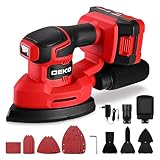 DEKOPRO 20V Lijadora Madera, Rojo