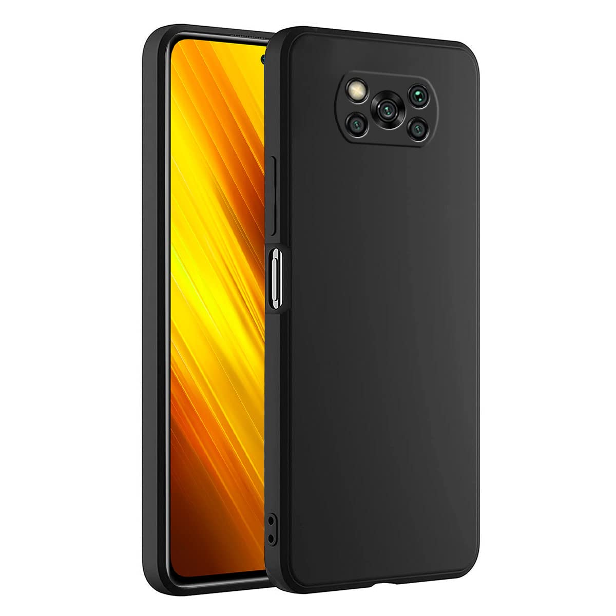 LIRAMARK Silicone Soft Back Cover Case for Poco X3 / Poco X3 Pro (Silicone Black) (B0BBVBY4QB) Amazon Price History, Amazon Price Tracker