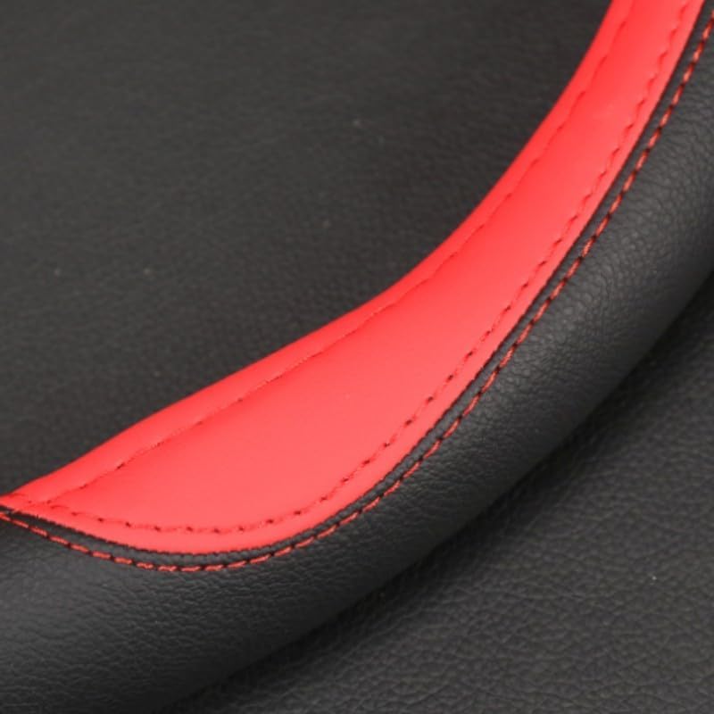 Product Truck Steering Wheel Cover PU Leather Anti Slip Anti Rub Four Season Universal 16 17 18 19inch (Black, 18inch)