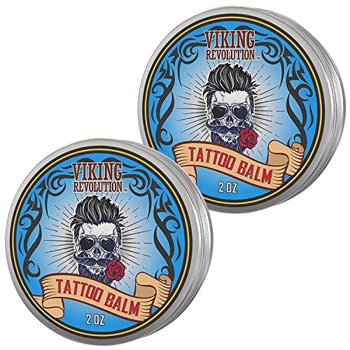 Viking Revolution Tattoo Balm for Before During & Post Tattoo, Safe, Natural Tattoo Aftercare Cream