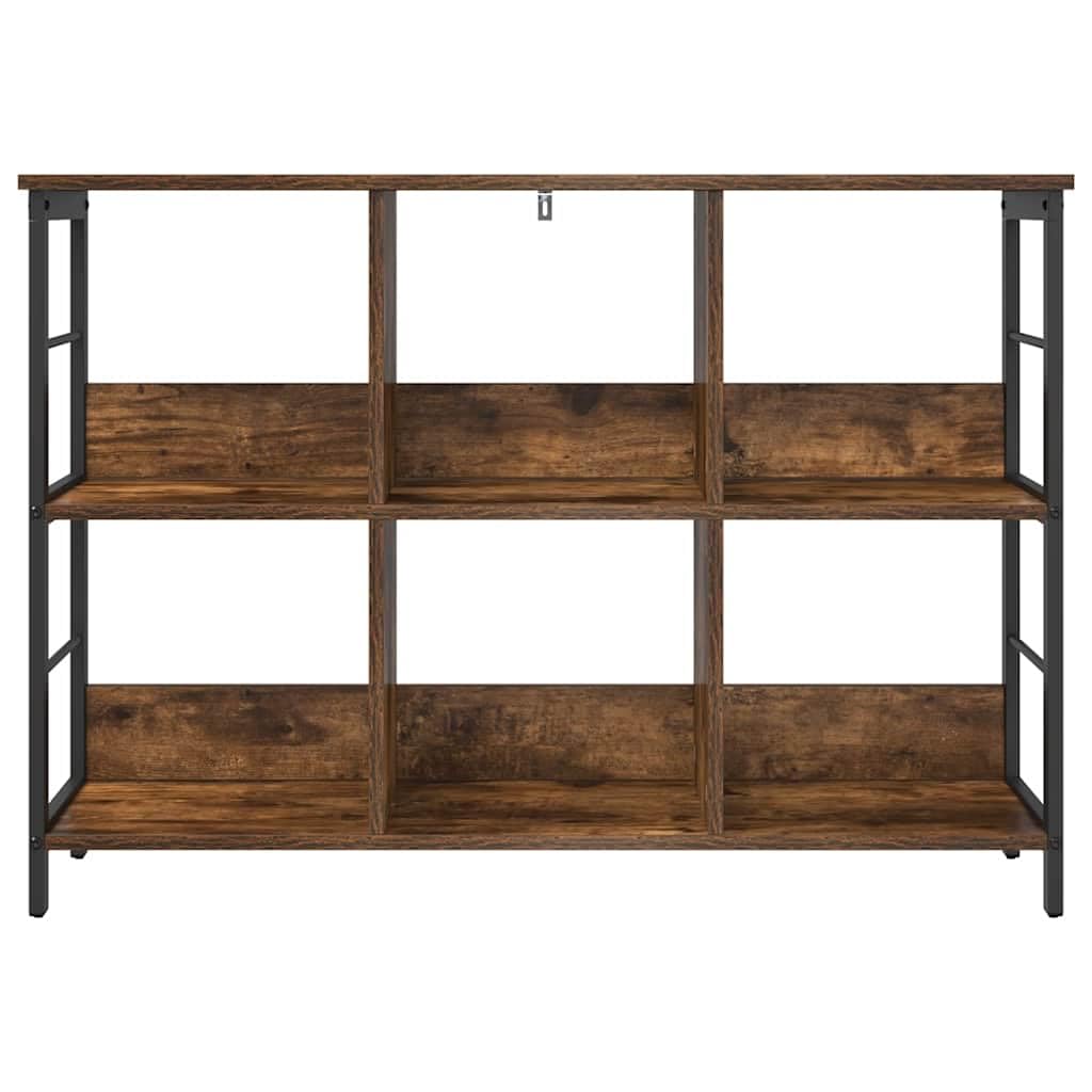 Generisch Bücherregal Geräucherte Eiche 102 x 32 x 72,5 cm Holzwerkstoff,Möbel,Regalsysteme,Bücherregale Bücherschränke-884014