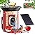 Camii Smart Bird Feeder with 2K HD Camera - Auto Capture & Motion Detection, Solar-Powered, Identifies Bird Species, Live Video with Bath