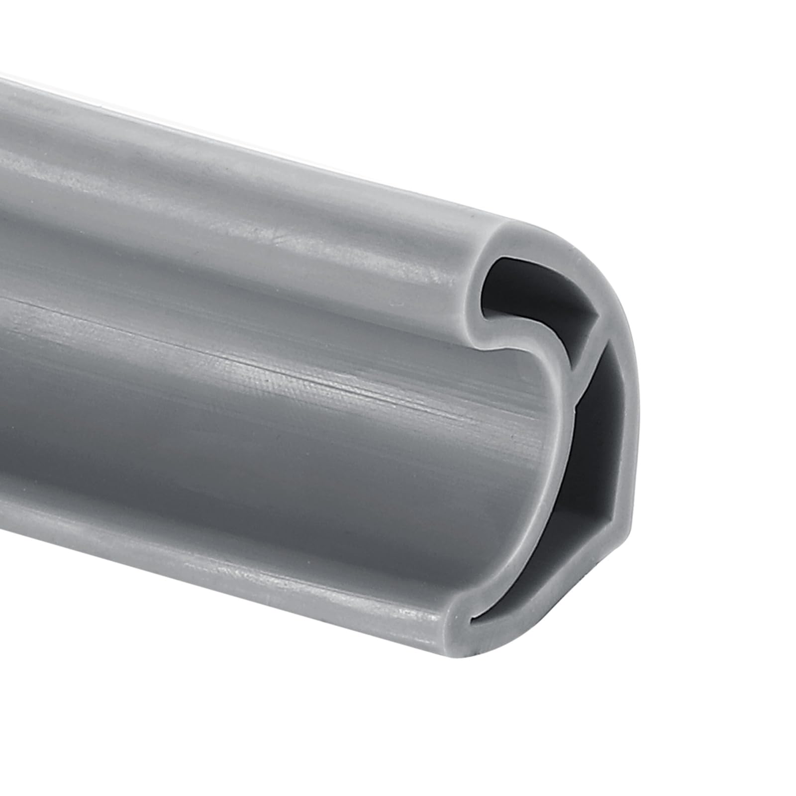 sourcing map Flexible Shower Water Barrier, 39" TPE Shower Edge Water Stopper Blocker Splash Guard for Bathtub Sink Washing Machine Dry and Wet Separation, 0.79" W x 1.18" H, Grey