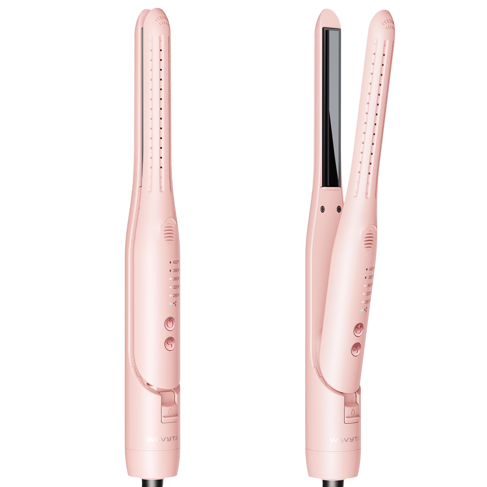 0.65" Pencil Flat Iron, Cool Curl Pencil, Small Airflow Styler and
