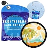 Antfuny Sand Remover for Beach Family Women Dog Trip Essential Accessories Summer Vacation Must Have Travel Accessories Lake Necessities Cruise Ship Stuff Thing Need Gear Gift Supplies Item Towel