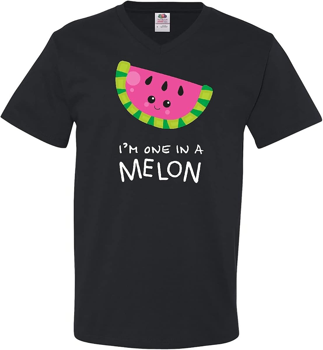 inktastic I'm 1 in a Melon Funny Watermelon Men's VNeck T