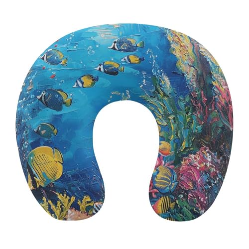 Almohada de viaje de espuma viscoelástica U cervical miniatura 1