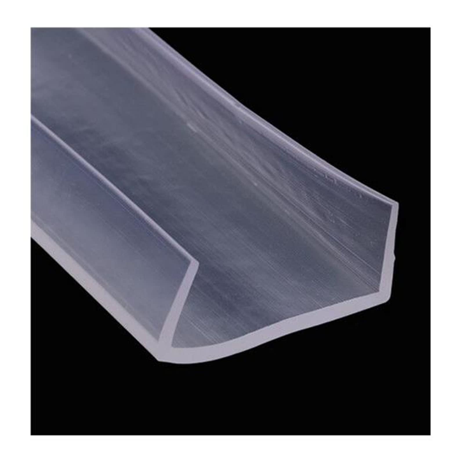 Striscia protettiva trasparente per bordi, canale a U in plastica, guarnizione in gomma trasparente, 1 metro di lunghezza, una varietà di specifiche disponibili 39 x 15 mm