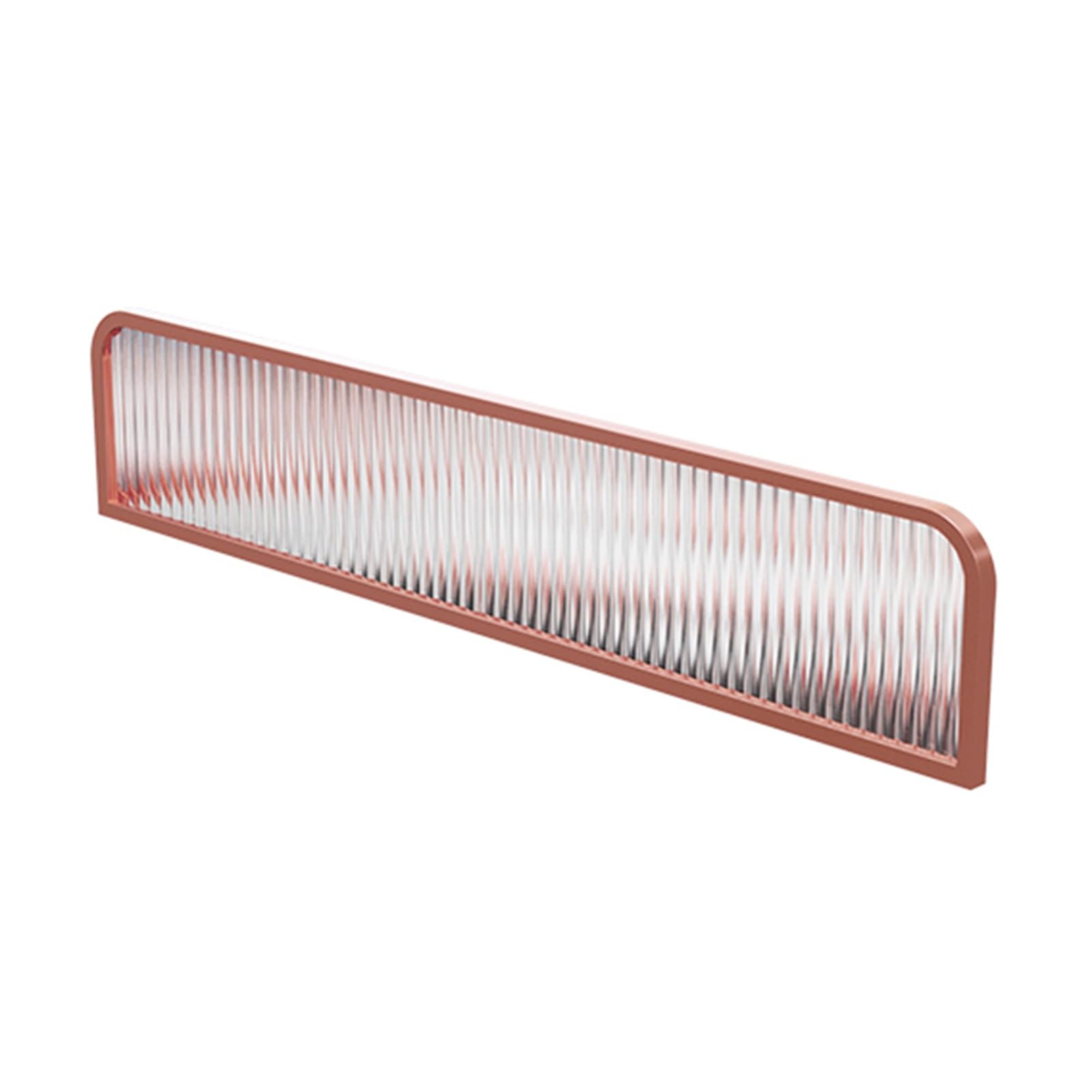 MSHGSKU Dividers for Dining Areas, Striped Glass Restaurant Raised Decorative Partitions, Hot Pot Half Wall Countertop Low Fence Divider, 3 Colours (Color : Gold-A, Size : 30x80cm)