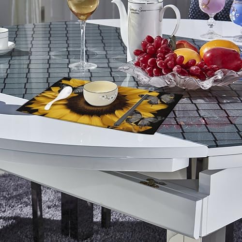 Sets de table résistants à la chaleur imperméables lavables de cuisine