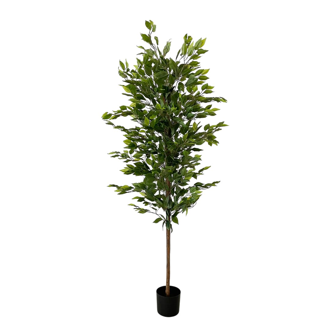 Acomoda Textil – Planta Artificial Decorativa con Macetero Elegante para Hogar, Jardín, Comercio y Oficina. Planta Sintética Resistente para Interior y Exterior Sin Cuidados.(Ficus,180 cm)