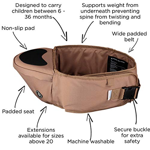 Hippychick babydrager koffiebruin - Image 8