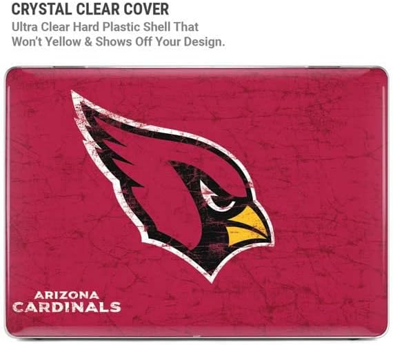 Skinit Case + Skin Compatible with MacBook Pro 14in (2021) - Officially Licensed NFL Arizona Cardinals Distressed Design