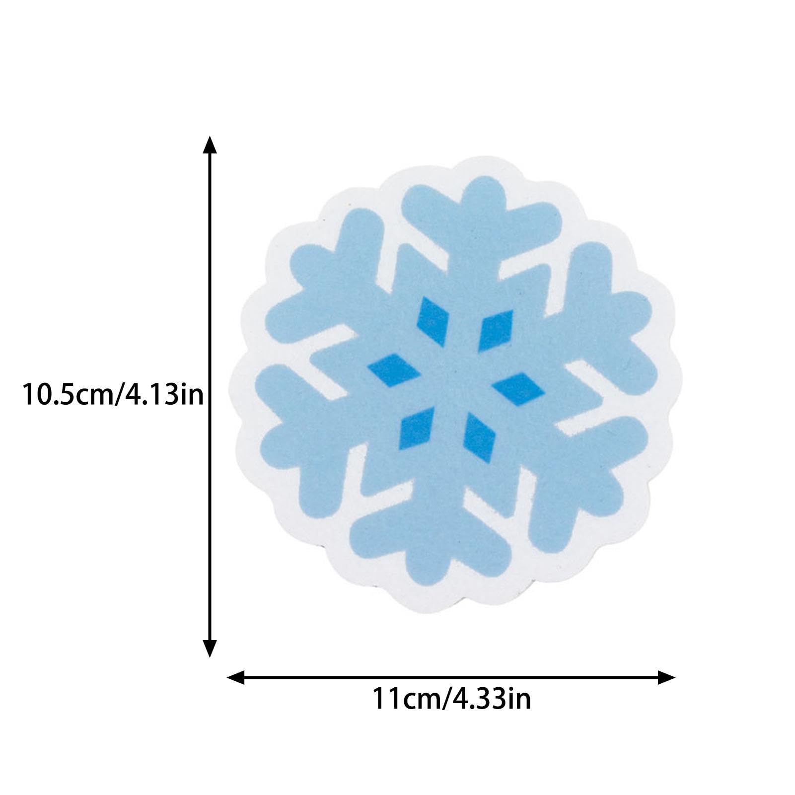 Éponges De Noël Motifs Festifs (bonhomme De Neige, Flocon...) - Lot De 4 - Éponge à Vaisselle 3 Couches Efficace - 11